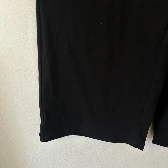 OGL Non-Itchy Wool Blend Drapey Wide Leg Pull-On Pants Pockets Black S Small New - Picture 5 of 8